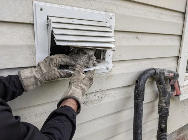 Dryer Exhaust Vent Cleaning in Colchester