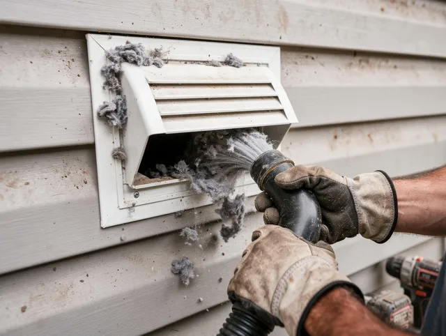 Professional dryer vent cleaning by Colchester Dryer Vent Cleaning in Colchester
