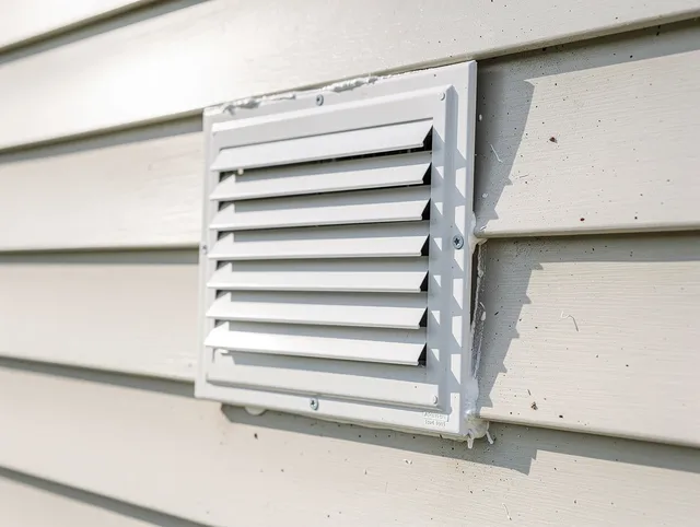 Expert vent cover replacement by Colchester Dryer Vent Cleaning in Colchester