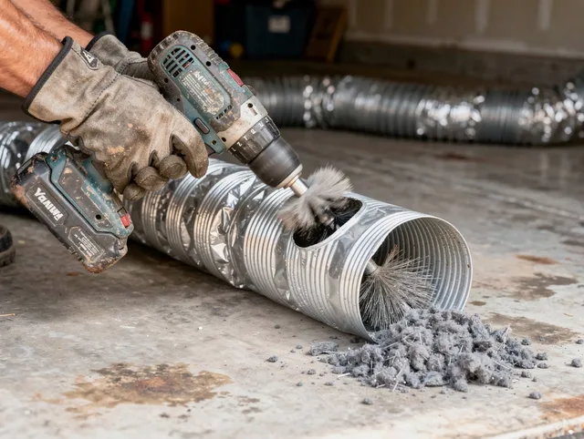 Professional duct cleaning by Colchester Dryer Vent Cleaning in Colchester