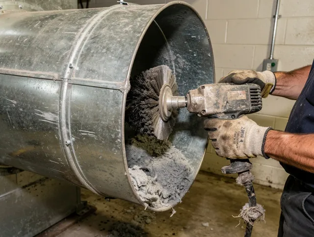 Industrial-grade dryer vent cleaning by Colchester Dryer Vent Cleaning in Colchester