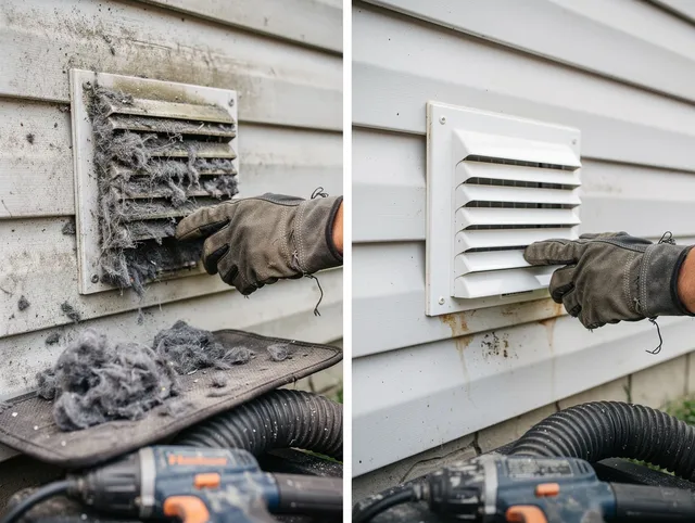 Residential dryer vent cleaning by Colchester Dryer Vent Cleaning in Colchester
